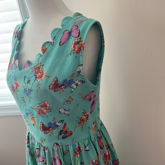 LINDY Bop l Vintage Butterfly Design Dress - Picture 2 of 8